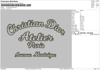 Christiantext Puff Embroidery File 6 sizes