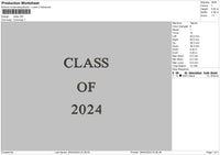 Classtext Embroidery 3 Files