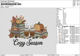 Cozytext V2 Embroidery File 6 sizes