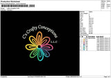 Craftytext Embroidery File 6 sizes