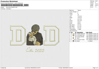 Dad photo 050225 Embroidery File 6 size
