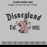 Dland Angel 2803 Embroidery File 6 sizes