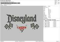 Carsland02 Embroidery File 6 sizes