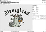 DIsneyland halloween Minnie Embroidery File 6 size