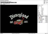 Dland Mcqueen V3 Embroidery File 6 sizes