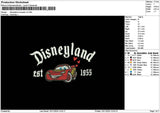 Dland Mcqueen V3 Embroidery File 6 sizes