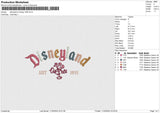 Disneyland mickey 1955 Embroidery File 6 size