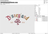 Disneyland mickey 1955 Embroidery File 6 size