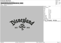 Mickeyland 02 Embroidery File 6 sizes