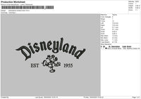 Mickeyland 02 Embroidery File 6 sizes