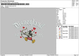 Dland Mickey Cupid Embroidery File 6 sizes