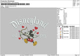 Dland Mickey Cupid Embroidery File 6 sizes
