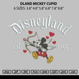 Dland Mickey Cupid Embroidery File 6 sizes