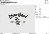 Disneyland minnie v3 Embroidery File 6 size