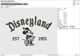 Disneyland minnie v3 Embroidery File 6 size