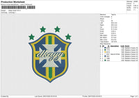 Dkayy Brazil Embroidery File 6 size