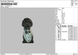 Dog 1005a Embroidery File 6 sizes