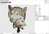 Dog 111123 Embroidery File 6 size