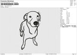 Dog 1410223 Embroidery File 6 size