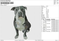 Dog 150224 Embroidery File 6 size
