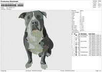 Dog 150224 Embroidery File 6 size