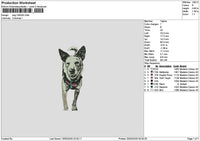 Dog 1903 Embroidery File 6 sizes