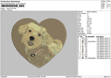 Dog 2212a Embroidery File 6 sizes