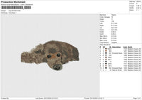 Dog 241224 Embroidery File 6 size