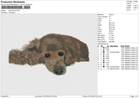 Dog 241224 Embroidery File 6 size