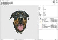Dog 241224a Embroidery File 6 size