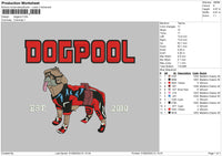 Dogpooltext Embroidery File 6 sizes