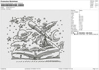 Doodle Book Embroidery File 6 size