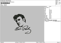 Elvisphotoline Embroidery File 6 sizes