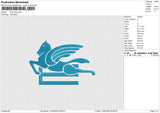 Entro logo Embroidery File 6 size