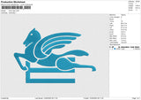 Entro logo Embroidery File 6 size