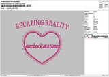 Escapingtext Embroidery File 6 sizes