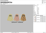 3 Ghosts 2024 Embroidery File 6 sizes