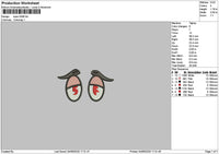 Eyes 0306 Embroidery File 6 Sizes