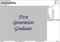 Texts 1605 Embroidery File 6 sizes