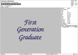 Texts 1605 Embroidery File 6 sizes