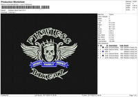 Flawless Bikerz Embroidery File 6 size