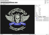 Flawless Bikerz Embroidery File 6 size