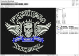 Flawless Bikerz Embroidery File 6 size