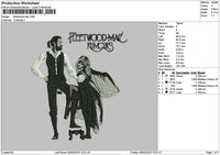 Fleetwoodtext Embroidery File 6 sizes