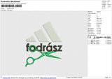 Fodrasz Embroidery File 6 size