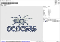 Genesis Puff Foam Embroidery File 6 size