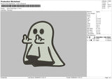 Ghost Middle V1 V2 Embroidery 2 Files