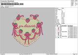 Cakepink 01 Embroidery File 6 sizes