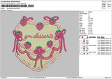 Cakepink 01 Embroidery File 6 sizes