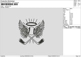 Golf0103a Embroidery File 6 sizes